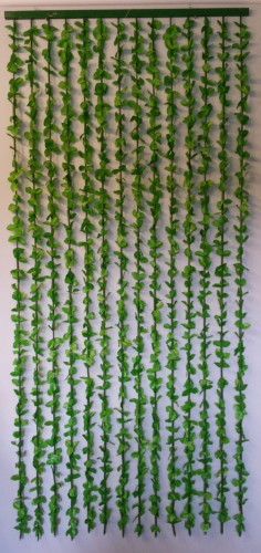 zasłona bambus liść zielona L015.jpg